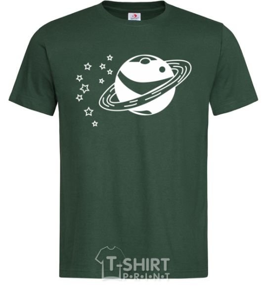Мужская футболка STARRY PLANET Темно-зеленый фото