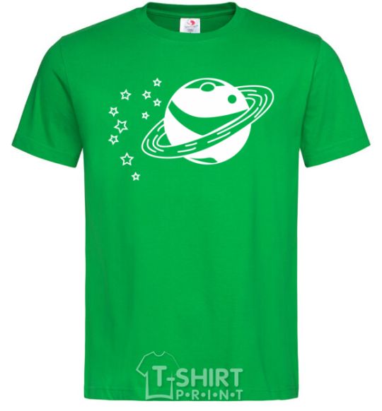 Мужская футболка STARRY PLANET Зеленый фото