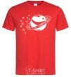 Men's T-Shirt STARRY PLANET red фото