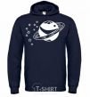 Men`s hoodie STARRY PLANET navy-blue фото