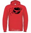Men`s hoodie STARRY PLANET bright-red фото