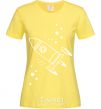 Женская футболка STARRY ROCKET Лимонный фото