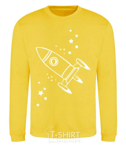 Sweatshirt STARRY ROCKET yellow фото