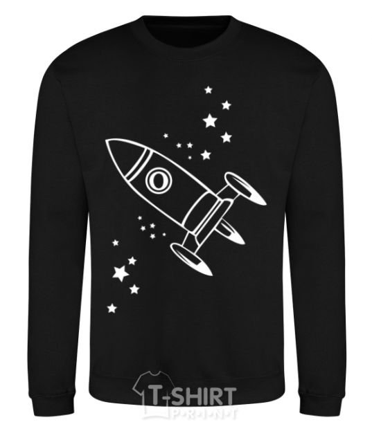 Sweatshirt STARRY ROCKET black фото