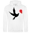 Men`s hoodie AMORE White фото