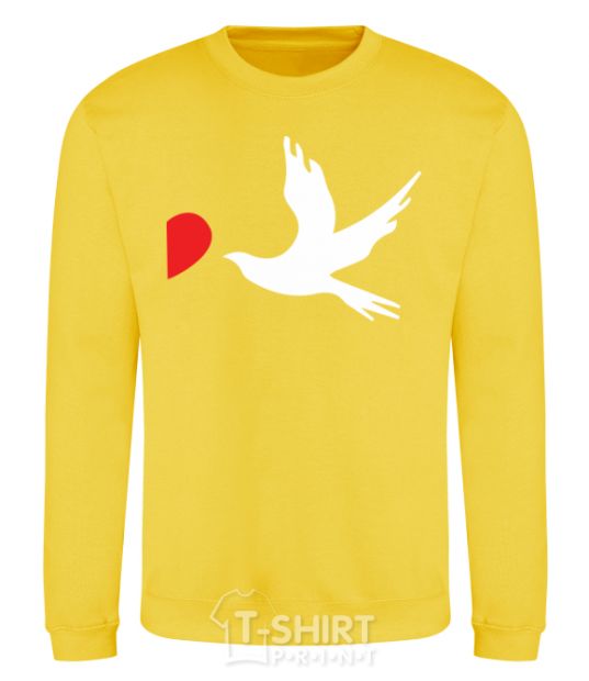 Sweatshirt BIRDS yellow фото