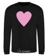 Sweatshirt PINK HEART black фото