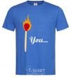 Men's T-Shirt Matches royal-blue фото