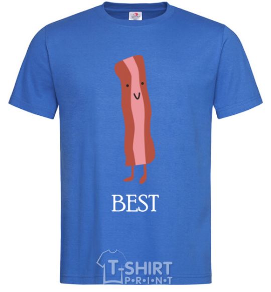 Men's T-Shirt Best Bacon royal-blue фото