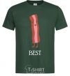 Men's T-Shirt Best Bacon bottle-green фото