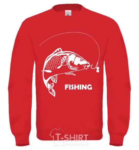 Sweatshirt FISHING yellow фото