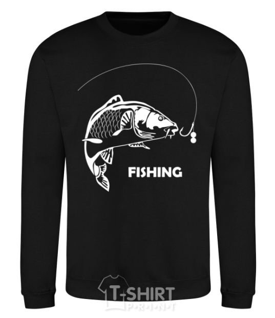 Sweatshirt FISHING black фото