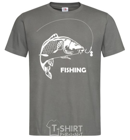 Мужская футболка FISHING Графит фото
