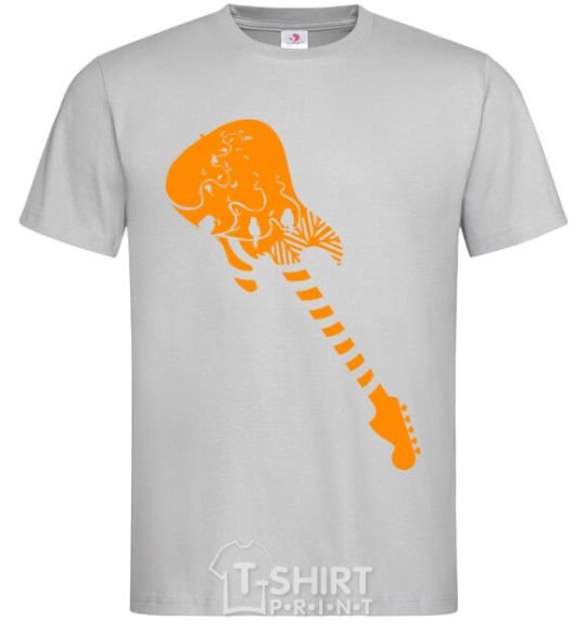 Men's T-Shirt Guitar grey фото