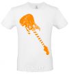 Men's T-Shirt Guitar White фото