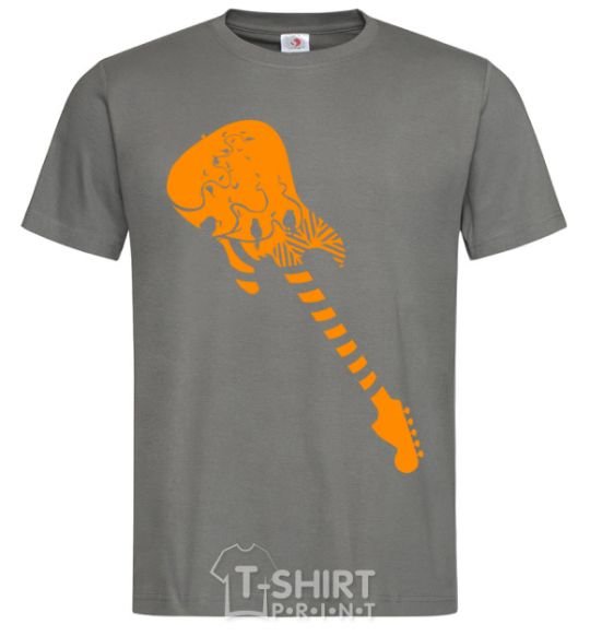 Men's T-Shirt Guitar dark-grey фото