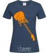 Women's T-shirt Guitar navy-blue фото