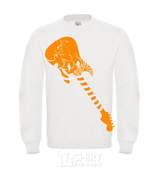 Sweatshirt Guitar White фото