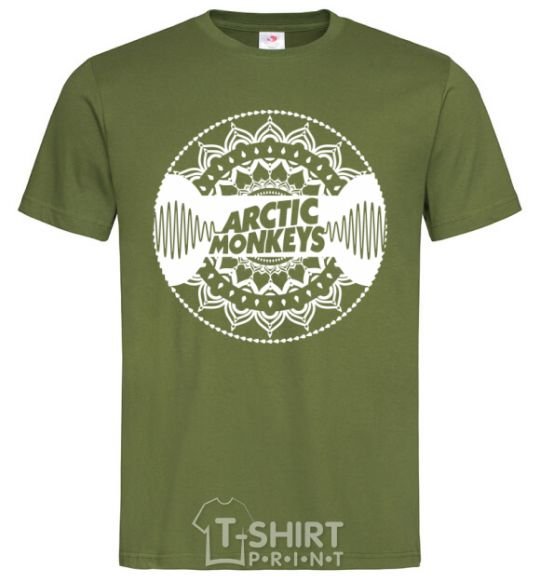 Men's T-Shirt Arctic monkeys Logo millennial-khaki фото