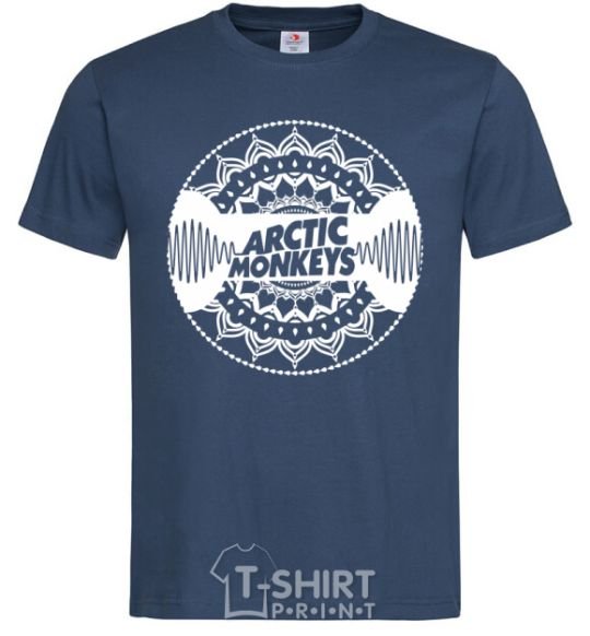 Men's T-Shirt Arctic monkeys Logo navy-blue фото
