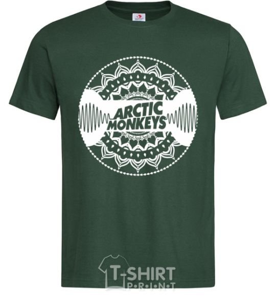 Men's T-Shirt Arctic monkeys Logo bottle-green фото