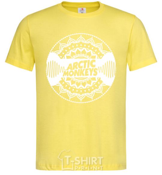 Men's T-Shirt Arctic monkeys Logo cornsilk фото