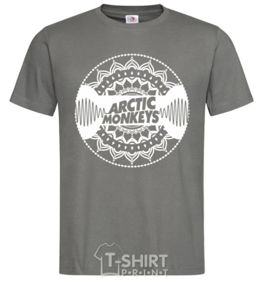 Men's T-Shirt Arctic monkeys Logo dark-grey фото