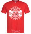 Men's T-Shirt Arctic monkeys Logo red фото