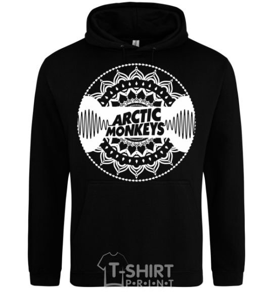 Men`s hoodie Arctic monkeys Logo black фото