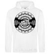 Men`s hoodie Arctic monkeys Logo White фото