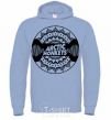 Men`s hoodie Arctic monkeys Logo sky-blue фото