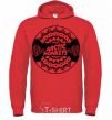 Men`s hoodie Arctic monkeys Logo bright-red фото