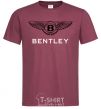 Men's T-Shirt BENTLEY burgundy фото