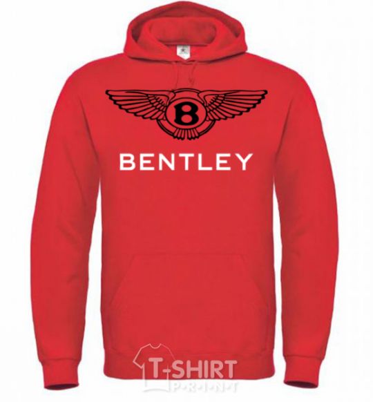 Men`s hoodie BENTLEY bright-red фото