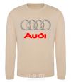 Sweatshirt Audi logo gray sand фото