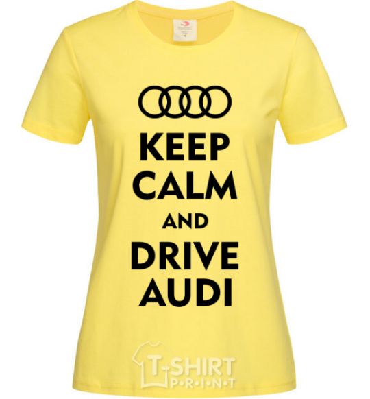 Women's T-shirt Drive audi cornsilk фото