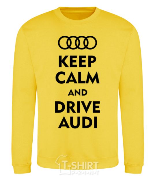 Sweatshirt Drive audi yellow фото