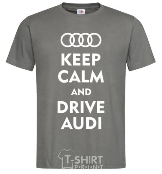 Men's T-Shirt Drive audi dark-grey фото