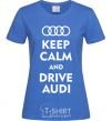 Women's T-shirt Drive audi royal-blue фото