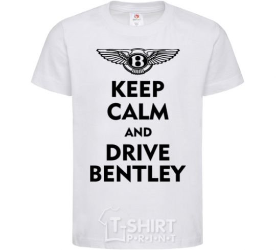 Kids T-shirt Drive bentley White фото