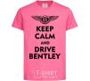 Детская футболка Drive bentley Ярко-розовый фото