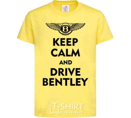 Детская футболка Drive bentley Лимонный фото