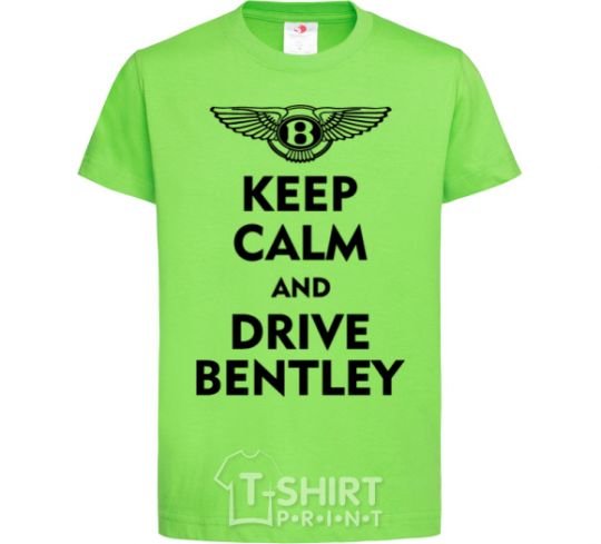Детская футболка Drive bentley Лаймовый фото