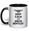 Чашка с цветной ручкой Drive bentley Черный фото