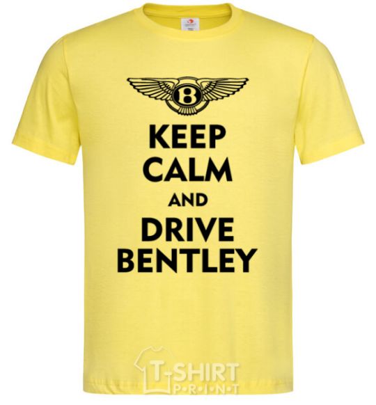 Мужская футболка Drive bentley Лимонный фото