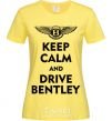 Женская футболка Drive bentley Лимонный фото