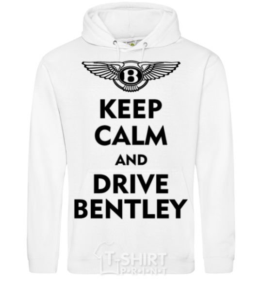 Men`s hoodie Drive bentley White фото