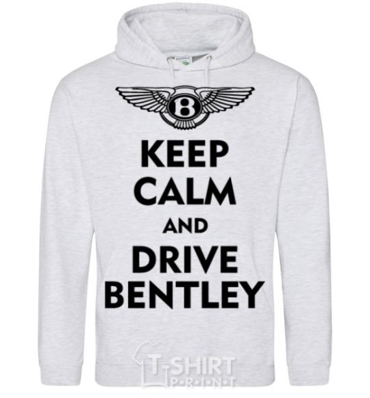 Men`s hoodie Drive bentley sport-grey фото