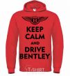 Men`s hoodie Drive bentley bright-red фото