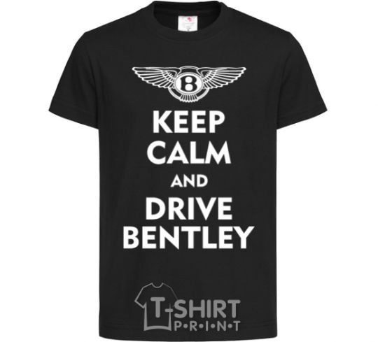 Kids T-shirt Drive bentley black фото